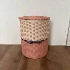 ☆姫空木☆ページ　エコクラフト　クラフトバンド　蓋付きゴミ箱 ☆姫空木☆様専用ページ エコクラフト クラフトバンド 蓋付きゴミ箱