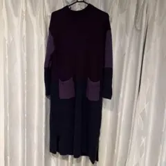 【新品タグ付き】ポールスミス　袖口マルチカラー　ニット　ワンピース　ロング　黒 2025年最新】ポールスミスワンピースの人気アイテム - メルカリ