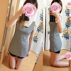 リップサービス☆ボーダーミニワンピ☆チュニック