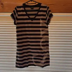 ストライプ Vネック 半袖Tシャツ sovのサムネイル