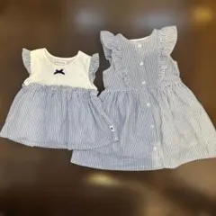 birthday party ワンピース 2着セット 90cm 100cmのサムネイル