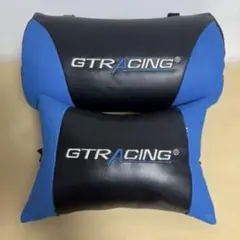 GTRACING クッション ブルー×ブラック 2個セット