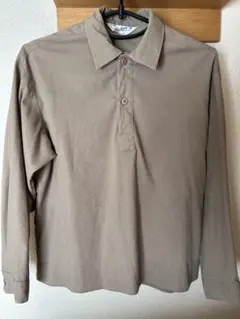 Backers ベージュ 長袖ポロシャツ M