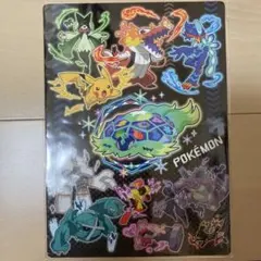 ポケモン　下敷き　ピカチュウ　テラパゴス　ローマ字表付