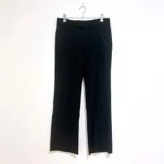 組曲　スーツ　パンツ　2 ブラック　毛　100% オフィス　フォーマル　仕事
