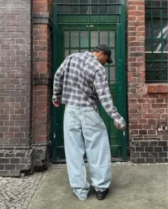 BILLABONG コアフィット チェックシャツ M