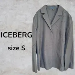 ICEBERG トップス　ジャケット　アウター　カットアウトダメージ加工　古着