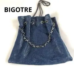 BIGOTRE PURSE FLOWER METAL ショルダーバッグ　ブルーのサムネイル