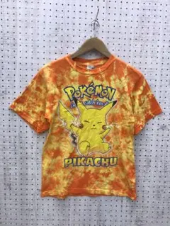 希少 00's アメリカ企画古着　PoKeMoN ピカチュウ タイダイTシャツ