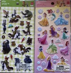 ペタペタシール ズートピア ディズニープリンセス