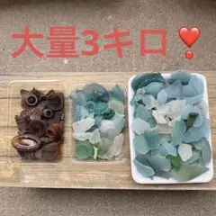 シーグラス(大量3キロ❣️) 655