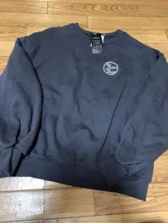 ダークグレー スウェット トレーナー　裏起毛