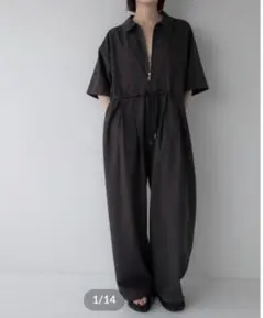 litのオーバーオール　半袖　未使用　36