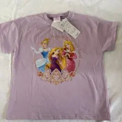 ディズニープリンセス Tシャツ 120サイズ 薄紫