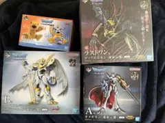 デジモン一番くじ　4種類セット【未開封、一部開封品】