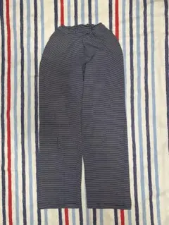 ストライプ ジョガーパンツ ウエストゴム