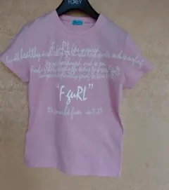 新品FOXEY F guRL 半袖 Tシャツ ピンクのサムネイル