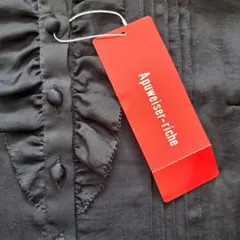 【新品・未使用】Apuweiser-riche ブラック 半袖シャツ