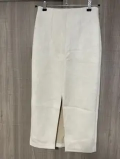 ZARA スエード風タイトスカート XS クリーム色