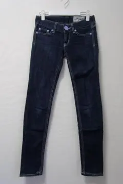 SLY スライsize24 スリムスキニーデニムジーンズGパン 平成ギャルY2K