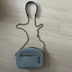 H&M チェーンバッグ　水色