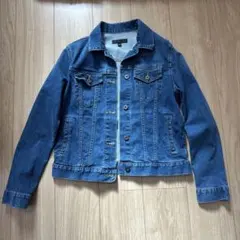 濃い青 デニムジャケット