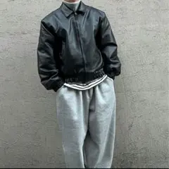 ACON ブラックレザージャケット