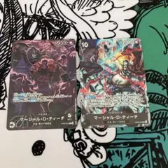 ワンピースカード　2周年　アニバーサリー ティーチ　新品