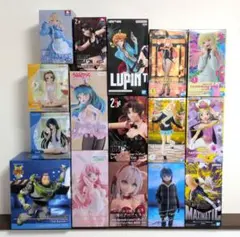 早い者勝ち】最新 アニメ プライズ フィギュア 17点セット まとめ売り