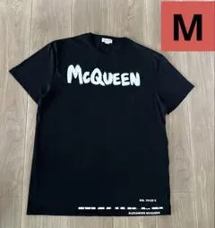 Alexander McQueen ロゴ Tシャツ ブラック　M