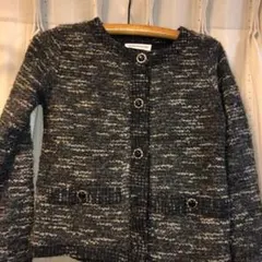 薄手ツィード調ジャケット