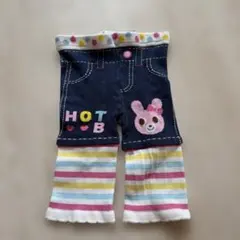 HOT BISCUITS デニム風 スパッツ 80cmのサムネイル