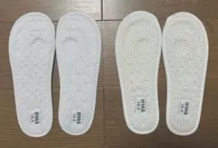 IFME 18cm、18.5cmホワイトインソール　中敷　2足分セット