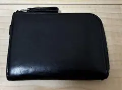 F07314 未使用品 大峽製鞄 L字ジップ コンパクト レザーウォレット