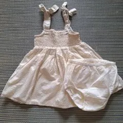 【期限付き出品です】ベビーギャップ！ワンピース インナーパンツ付き 80