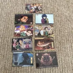 【鬼滅の刃】カード　キャラクター　猗窩座　無限列車　煉獄　炭治郎