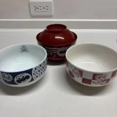 ♥︎オマケ付き/アンパンマンどんぶり3点セット/アンパンマンミュージアム限定♥︎