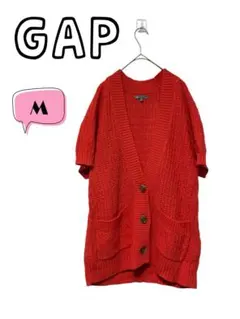 GAP ギャップ　半袖ニットカーディガン M
