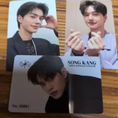 SONG KANG JAPAN OFFICIAL FANCLUB トレカ 3枚