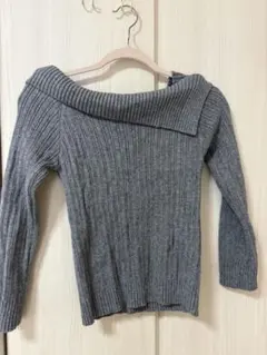 Dazy グレー オフショルダー ニット M