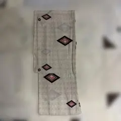 ミ*ミ様 c1287 グレー地 ダイヤモンド模様 小紋 着物　しつけ付き