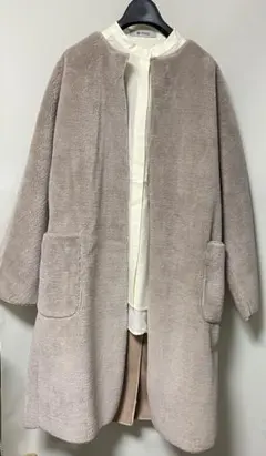 新品未使用　ナノユニバース　ボアコート+ブラウスセット　福袋