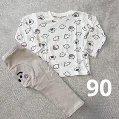 まとめ売り⑦ 保育園着　シナプシュ　長袖　ロンT レギンス　セット　90