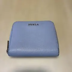 FURLA 二つ折り財布 ライトブルー
