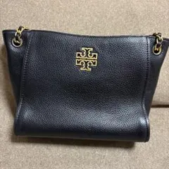 Tory Burch ブラックレザートートバッグ