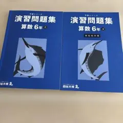 四谷大塚　予習シリーズ　演習問題集　算数6年上、下　有名校対策