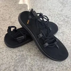 Teva ブラック スポーツサンダル 23センチ