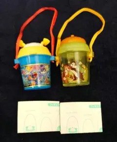ディズニー　カプセルトイ　ポップコーンバケット　ドナルド　チップとデール　セットのサムネイル