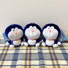 ドラえもん キラキラ ラメベロア マスコット ３個セット