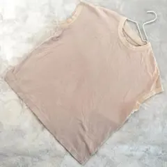 ✨大きいサイズ XL ✨ 無印良品 太番手天竺編みフレンチスリーブTシャツ